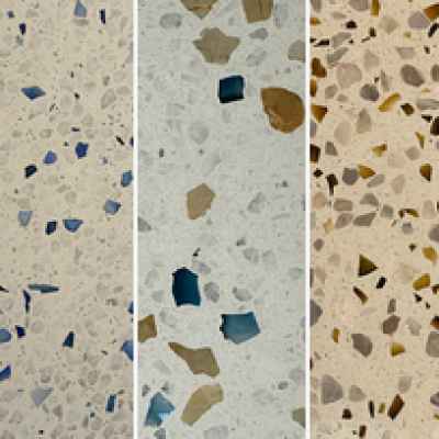 Terrazzo hạt kính